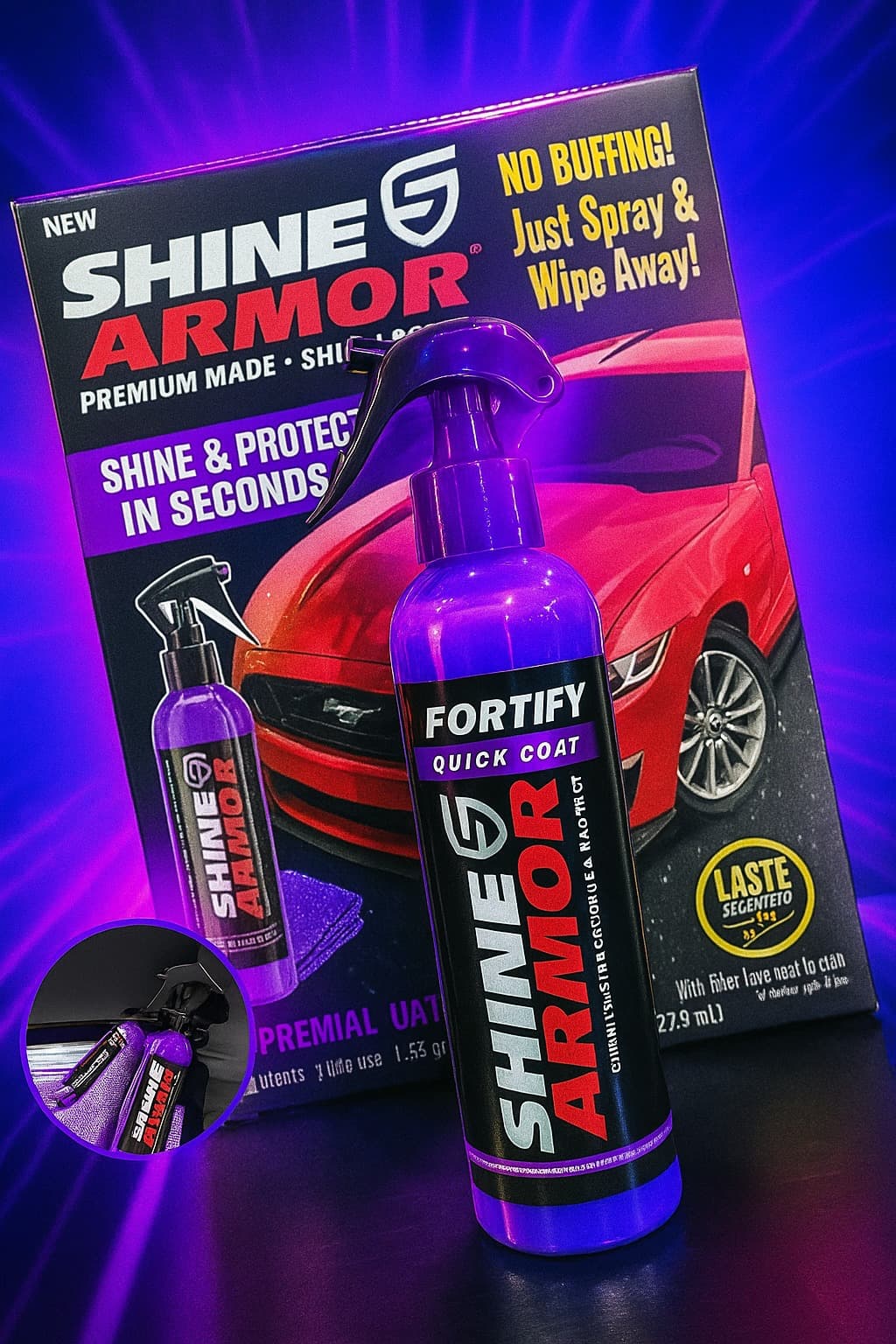 Spray Premium Cerámico Restaurador de Pintura: Brillo y Eliminación de Rasguños + Envío Gratis