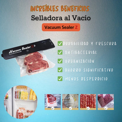 SealPro™: ¡Conserva tu comida FRESCA en segundos!  Llévatelo AHORA +  10 bolsas GRATIS