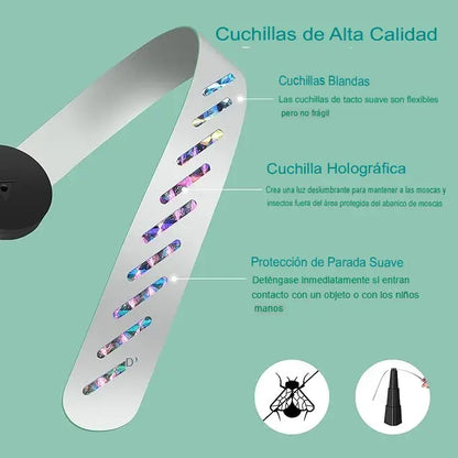 Protege tu comida del ataque de moscas 🦟✨ con este ventilador de mesa 🌀