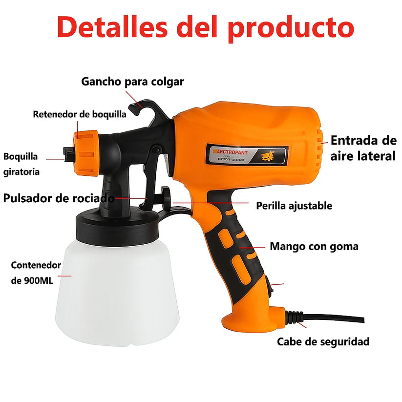 ¡Oferta Exclusiva! Pulverizador Eléctrico – Acabados Pro + Envío Gratis