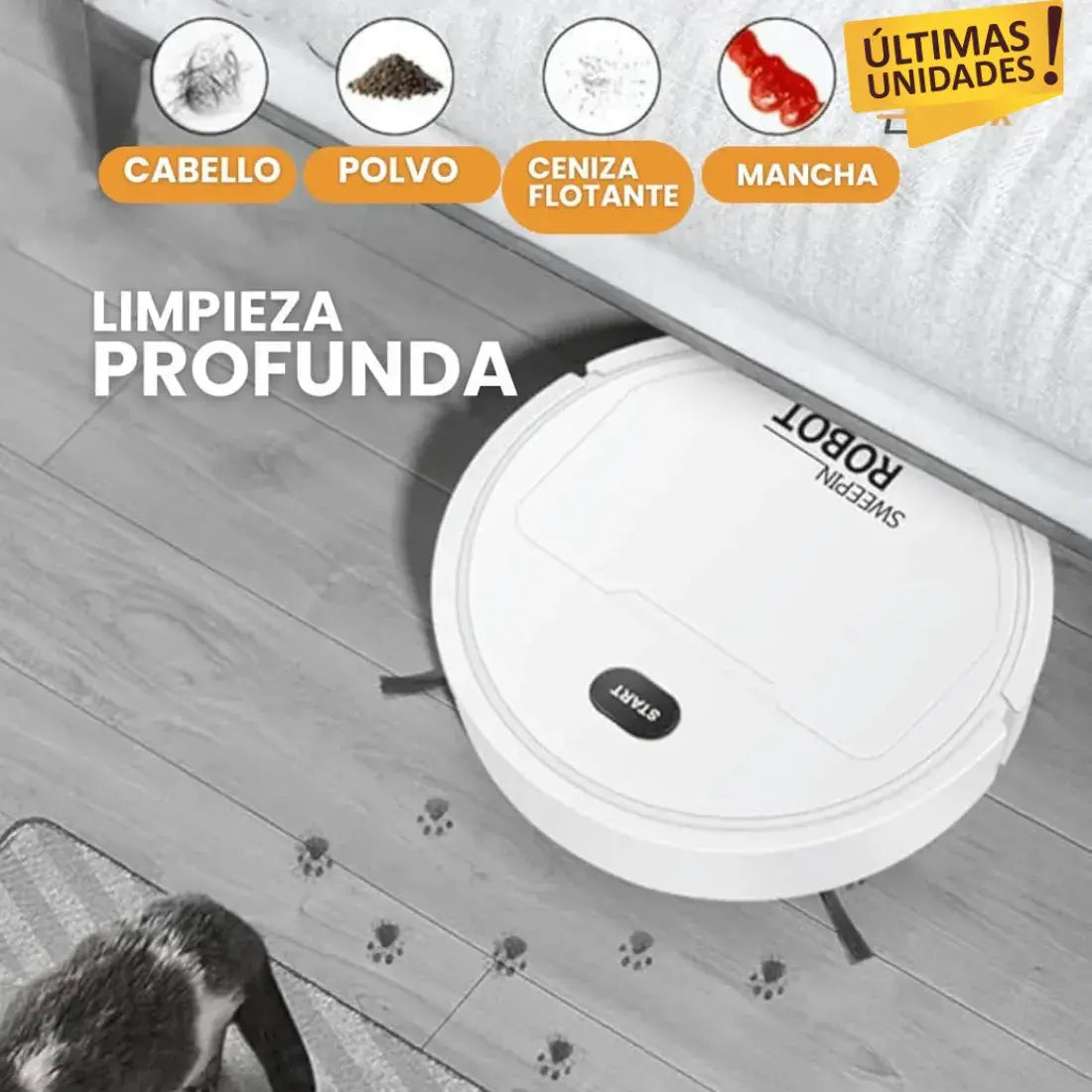 Sweepin Robot – ¡Tu Hogar Siempre Impecable sin Mover un Dedo!  ¡OFERTA ESPECIAL HOY!