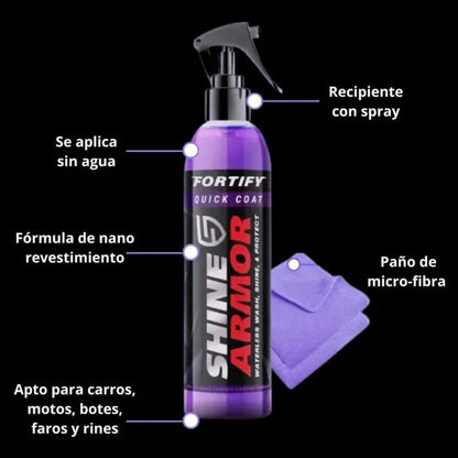 Spray Premium Cerámico Restaurador de Pintura: Brillo y Eliminación de Rasguños + Envío Gratis