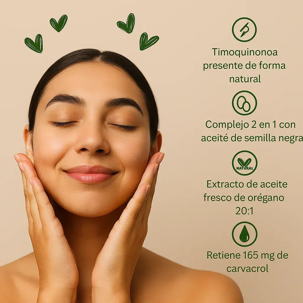 Aceite de Orégano 6000 mg + Semilla Negra 💊 Bienestar natural diario 🚚 Envío GRATIS