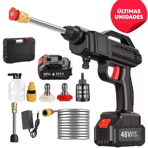 ¡Oferta Exclusiva de Hoy! Hidrolavadora Inalámbrica 48V, + Kit Completo ¡Envío GRATIS!