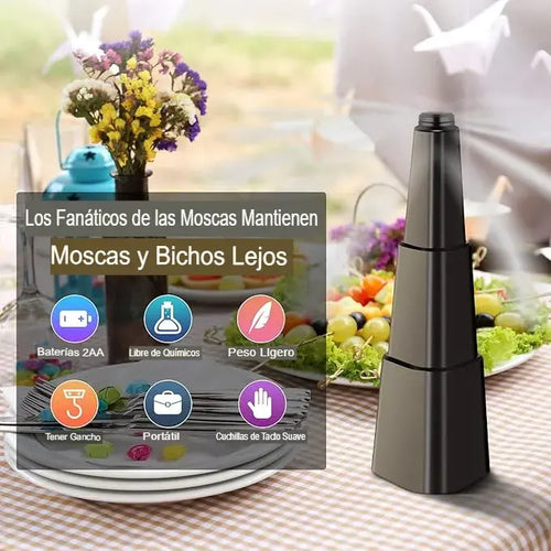 Protege tu comida del ataque de moscas 🦟✨ con este ventilador de mesa 🌀